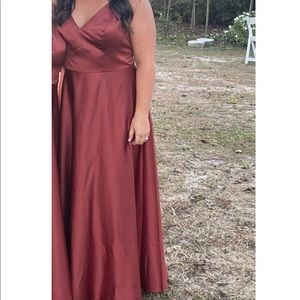 David’s bridal bridesmaid dress